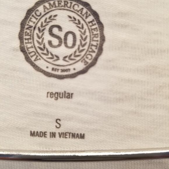 So! Blue White Girls Henley T-Shirt Small New Cotton polyester Boys Shirt Size S - Picture 2 of 10